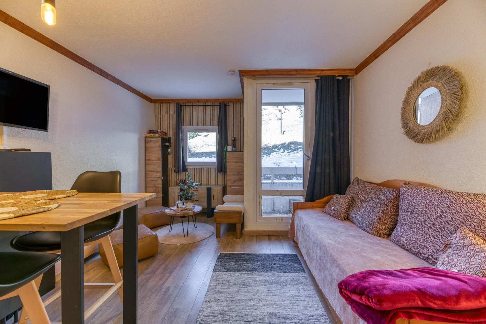 Appart 4 Personnes Pied Des Pistes Apartment Huez Luaran gambar